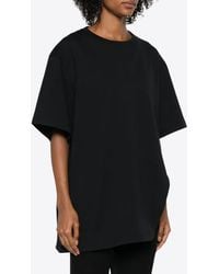 The Attico - Logo Embroidered T-Shirt - Lyst