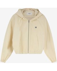 Celine - Embroidered Triomphe Windbreaker Jacket - Lyst