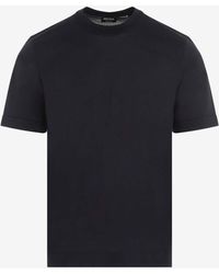 Zegna - Short-Sleeved Crewneck T-Shirt - Lyst