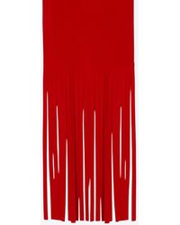 Sportmax - Wool Fringed Scarf - Lyst