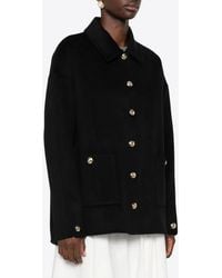 Anine Bing - Luca Cashmere Buttoned Jacket - Lyst