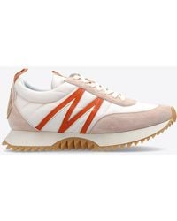 Moncler - Quilted Nylon Suede Lace-up Sneakers - Lyst