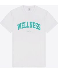 Sporty & Rich - Wellness Crewneck T-Shirt - Lyst