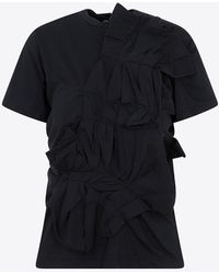 Comme des Garçons - Deconstructed Short-Sleeved Top - Lyst