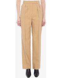 Max Mara - Wool-Blend Tailored Pants - Lyst