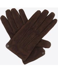 Eleventy - Stitched Suede Gloves - Lyst