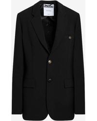 Moschino - Single-Breasted Buttoned Jacket - Lyst