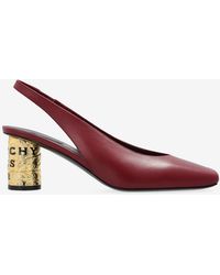 Givenchy - Tape 75 Leather Slingback Pumps - Lyst