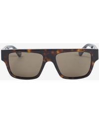 Gucci - Rectangular Acetate Sunglasses - Lyst
