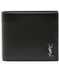 Saint Laurent - Tiny Cassandre East/West Wallet - Lyst
