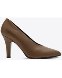 The Row - Prudens 90 Calf Leather Pumps - Lyst