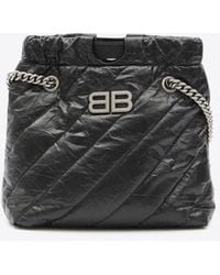 Balenciaga - Small Crush Quilted Leather Tote Bag - Lyst