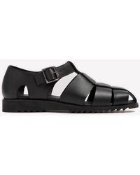 Paraboot - Pacific Cut-Out Leather Sandals - Lyst