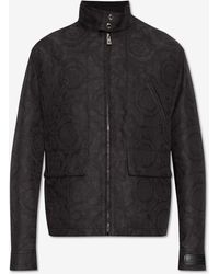 Versace - Barocco Jacquard Zip-Up Jacket - Lyst