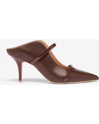 Malone Souliers - Maureen 70 Pointed Leather Mules - Lyst