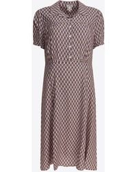 Ines De La Fressange Paris - Patterned Midi Dress - Lyst