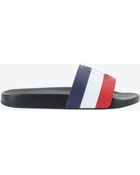 Moncler - Basile Rubber Sandals - Lyst