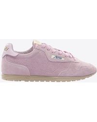 Autry - Windspin Low-Top Suede Sneakers - Lyst