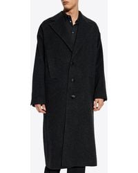 Dolce & Gabbana - Oversized Single-Breasted Wool Coat - Lyst