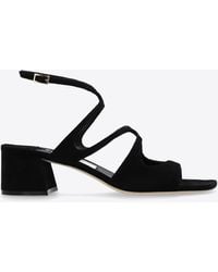 Jimmy Choo - Azilia 45 Suede Leather Sandals - Lyst
