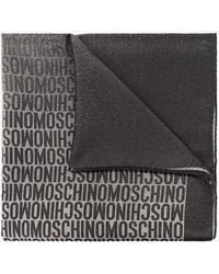 Moschino - Monogram Jacquard Logo Scarf - Lyst