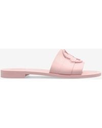Moncler - Mon Logo Rubber Slides - Lyst
