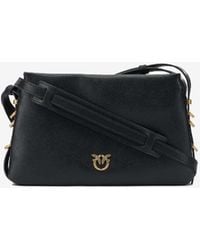 Pinko - Mini One, Two, Three Leather Shoulder Bag - Lyst