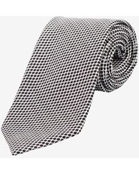 Tom Ford - Geometric Pattern Print Silk Tie - Lyst