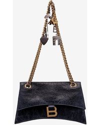 Balenciaga - Small Crush Chain Shoulder Bag With Charms - Lyst