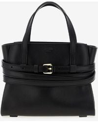 Moschino - Small Tie Me Top Handle Bag - Lyst