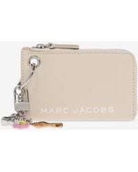 Marc Jacobs - Zip Charm Leather Wallet - Lyst