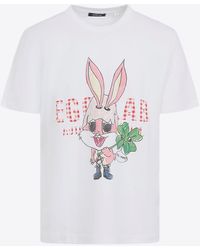 Egonlab - Lapinou Print T-Shirt - Lyst