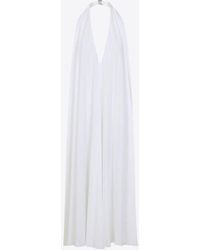 Jacquemus - The Norma Draped Maxi Halter Dress - Lyst