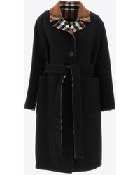 Burberry - Reversible Single-Breasted Wool Coat - Lyst