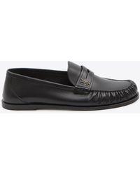 Saint Laurent - Laurent Smooth Leather Loafers - Lyst
