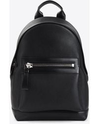 Tom Ford - Calf Leather Zip Backpack - Lyst
