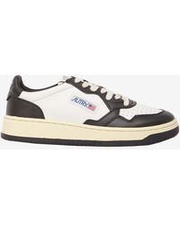 Autry - Medalist Bicolor Low-Top Leather Sneakers - Lyst