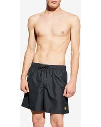 Versace - Medusa Embroidered Swim Shorts - Lyst