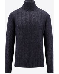 Etro - Turtleneck Cashmere Sweater - Lyst