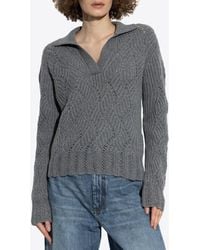Etro - Cable-Knit Cashmere Sweater - Lyst