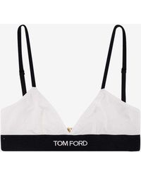 Tom Ford - Logo-Print Bra - Lyst