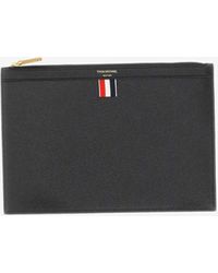 Thom Browne - Small Grained Leather Document Holder - Lyst