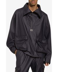 Dolce & Gabbana - Logo-Patch Lightweight Zip-Up Jacket - Lyst