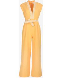 Significant Other - Romee Embroidered Jumpsuit - Lyst