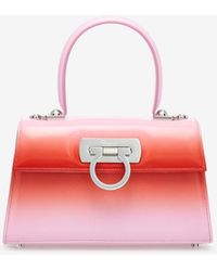 Ferragamo - Small Iconic Top Handle Bag - Lyst