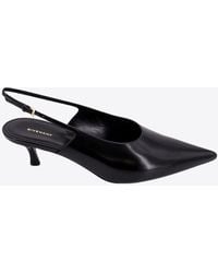Givenchy - Show 50 Leather Slingback Pumps - Lyst