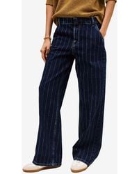 Ba&sh - Vecchi Distressed Striped Jeans - Lyst