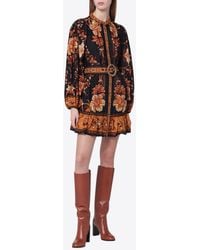 FARM Rio - Majestic Garden Mini Dress - Lyst