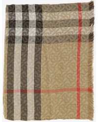Burberry - Vintage Check Wool-Blend Scarf - Lyst