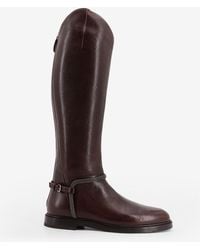 Brunello Cucinelli - Monili Embellished Knee-High Leather Boots - Lyst